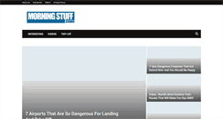Desktop Screenshot of morningstuff.com